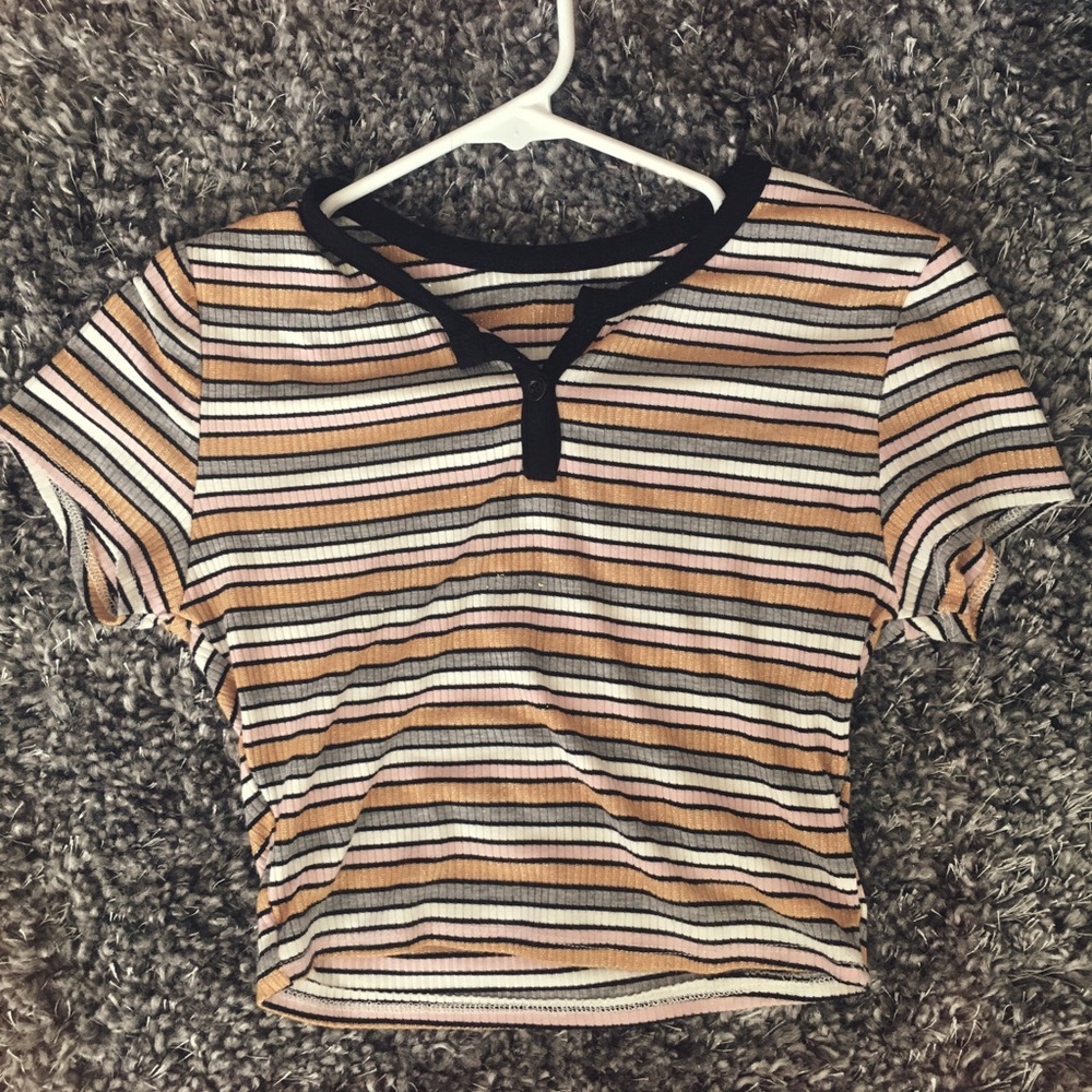 Stripped crop top